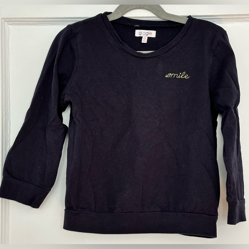 Giggle blue LS T-shirt 6x